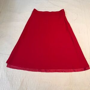 Talbot’s Red wool skirt